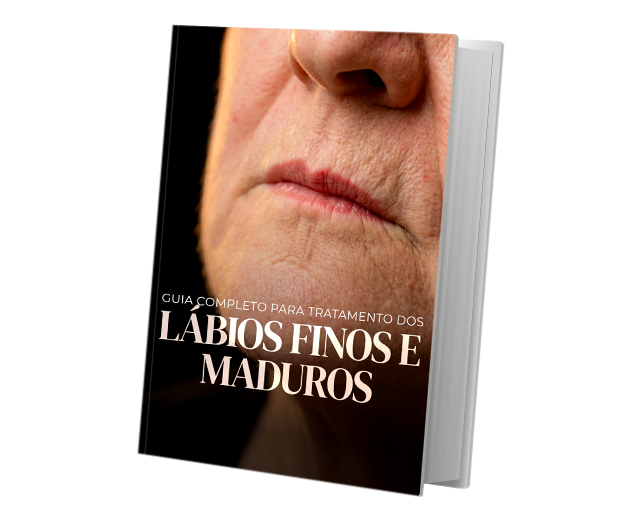 Capa do guia para tratamento dos lábios finos e maduros